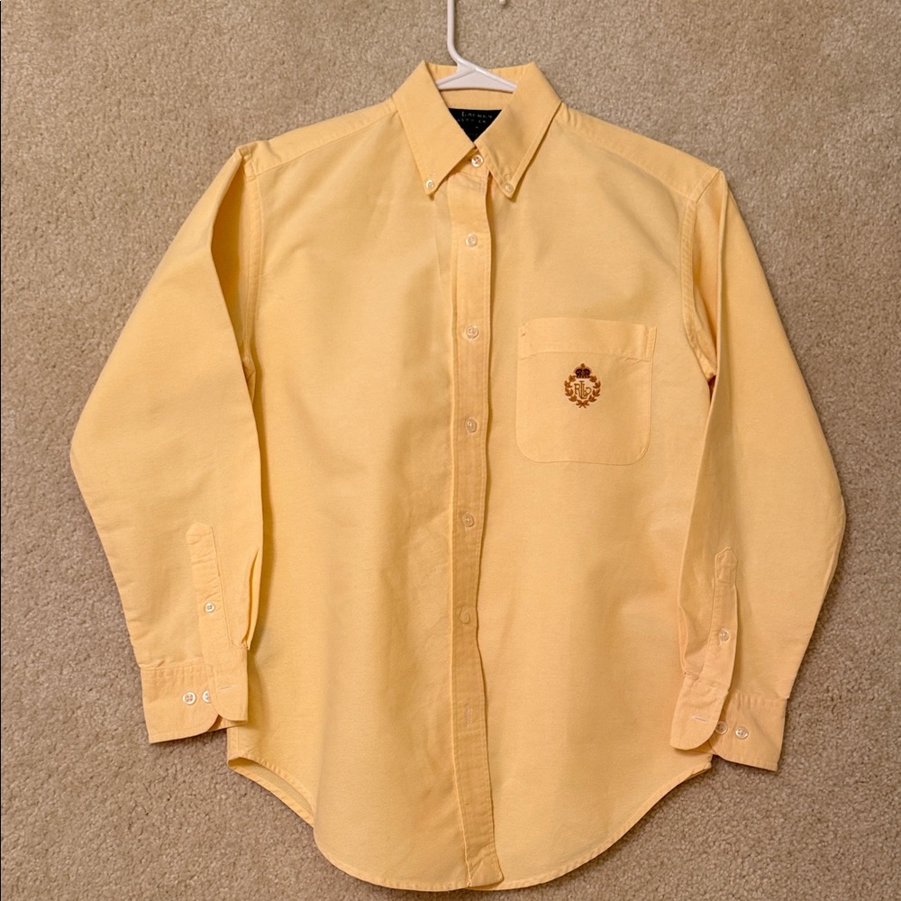 Lauren Ralph Lauren Light Yellow Casual Shirt